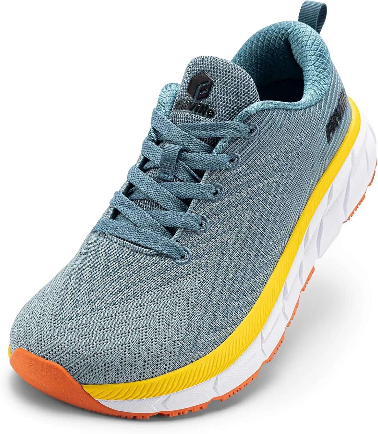 FitVille Wide Toe Box Men's Cushioned Extra Wide Width Non Slip Running Shoes - Comfortable Lightweight Walking Shoes