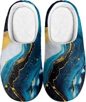 Flashideas Slippers for Women Men Soft Fluffy Warm Home Non-Slip Couple Style Casual Slippers