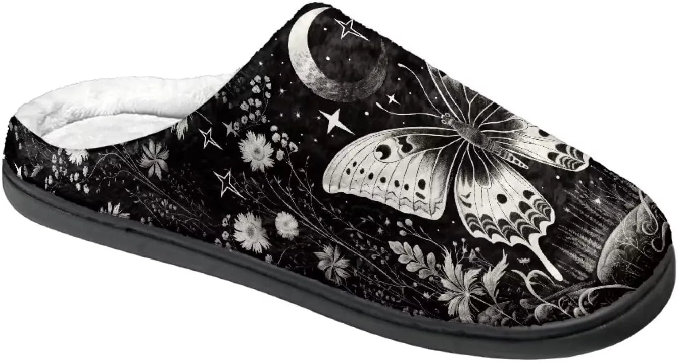 Flashideas Slippers for Women Men Soft Fluffy Warm Home Non-Slip Couple Style Casual Slippers