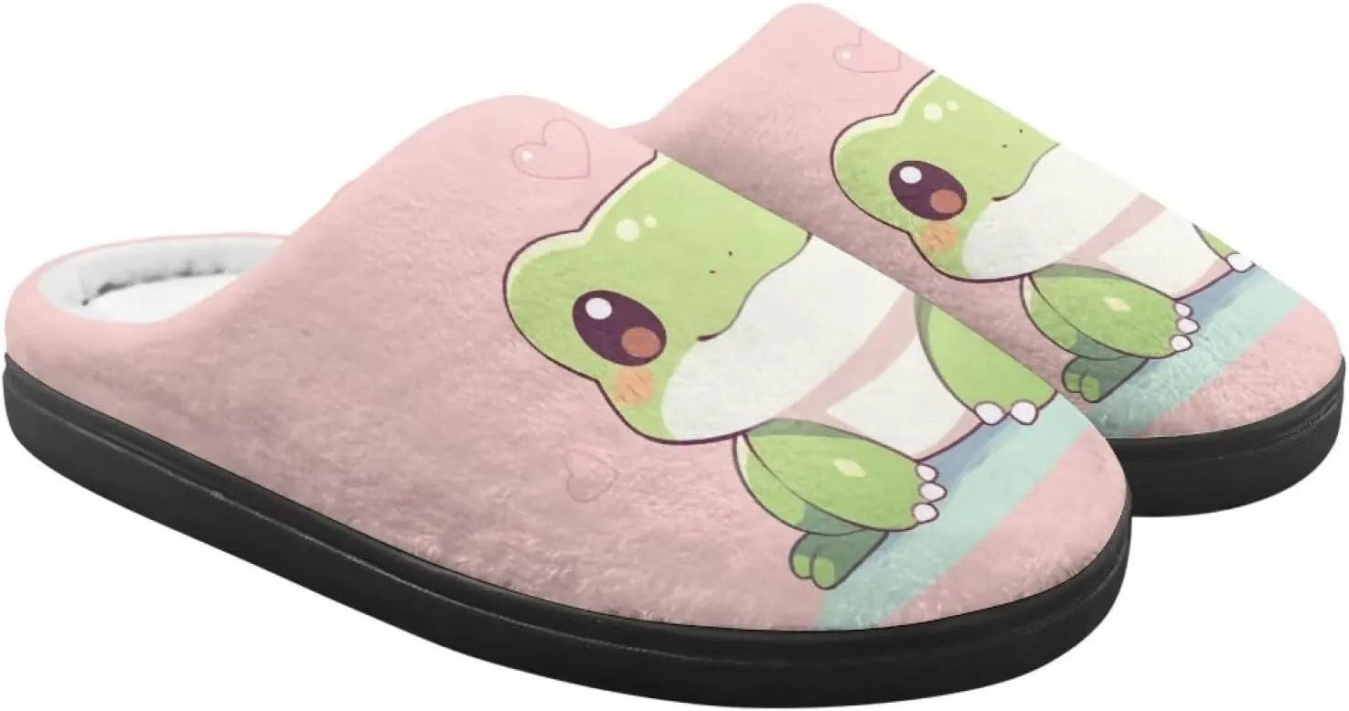 Flashideas Toddler Slippers Kids Fur Lined Warm Slip On Home Slippers Soft Plush Slippers