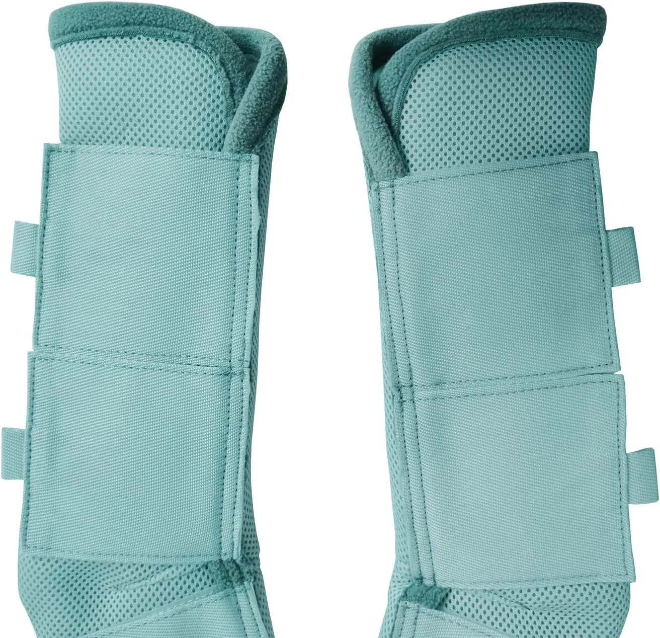 Fly Boots for Horses Set of 4, Breathable Comfy Mesh Horse Leggings Reduce Stomping, Hoof Stress, and Leg Fatigue SkyBlue Cob
