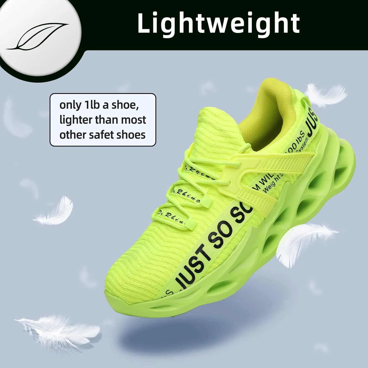 Furuian Steel Toe Shoes for Women Men Lightweight Safety Shoes Comfortable Steel Toe Sneakers Work Shoes