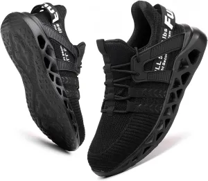 Furuian Steel Toe Sneakers for Men Women Lightweight Safety Shoes Comfortable Puncture Proof Slip On Indestructible Work Shoes
