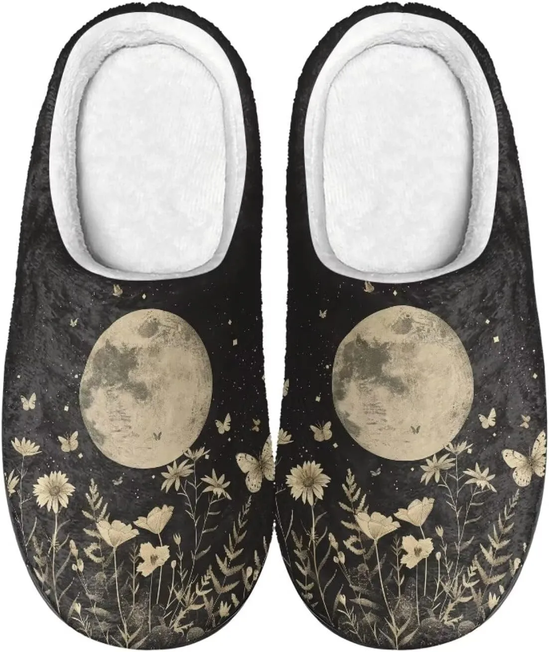 Fuzzy Slippers for Women Everyday Holiday Party Wear Warm Soft Anti-Slip