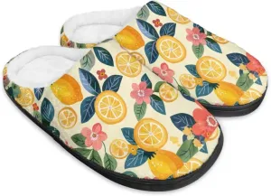 Fuzzy Slippers for Women,Soft Warm House Slippers Fruit Theme Strawberry Slippers Anti Skid Bedroom Slippers Home Shoes