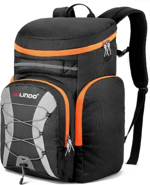 Gelindo 55L Ski Boot Bag Backpack, Waterproof, Multi Compartments Pack for Equipment Gear, Snow Boots, Helmet, Extra Large