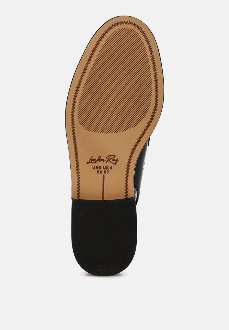 Genuine Leather Loafer Sandals By RAG