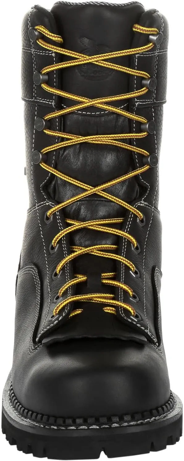 Georgia Boot Men's Amp Lt Low Heel Composite Toe Logger Industrial Boot