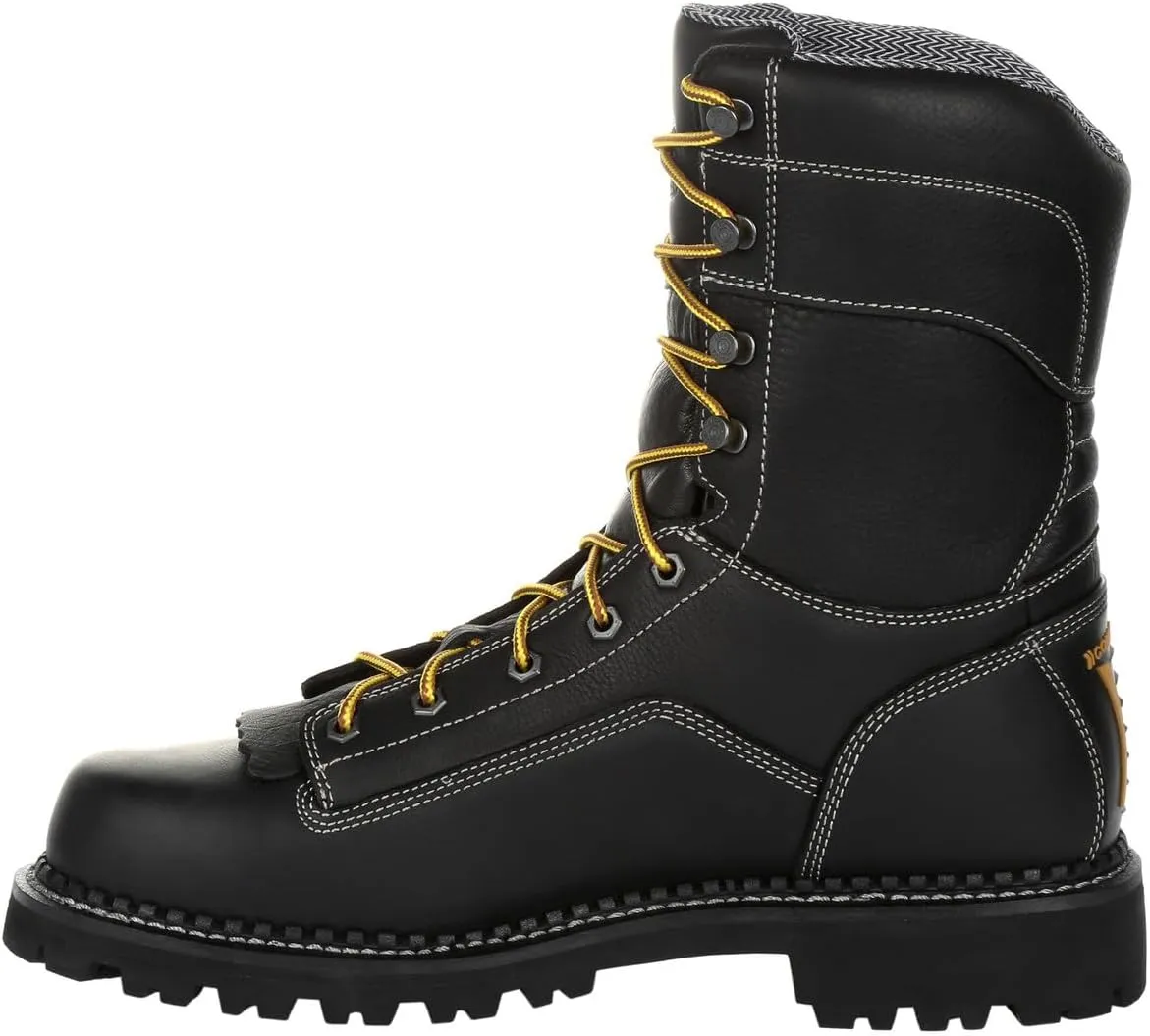 Georgia Boot Men's Amp Lt Low Heel Composite Toe Logger Industrial Boot