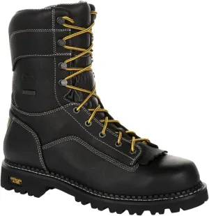 Georgia Boot Men's Amp Lt Low Heel Composite Toe Logger Industrial Boot