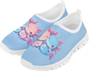Girls Kids Slip On Sneakers Big Kids Casual Gym Tennis Shoes Soft Sole
