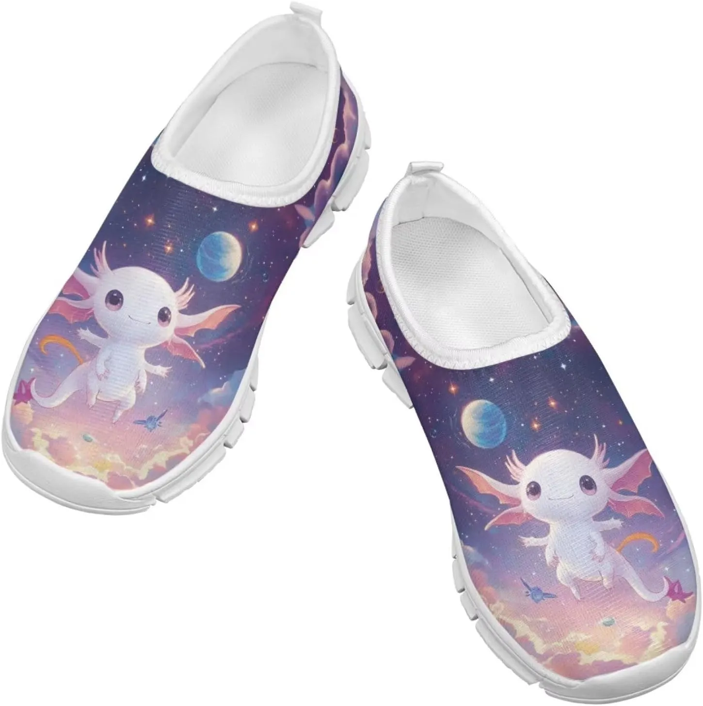 Girls Kids Slip On Sneakers Big Kids Casual Gym Tennis Shoes Soft Sole