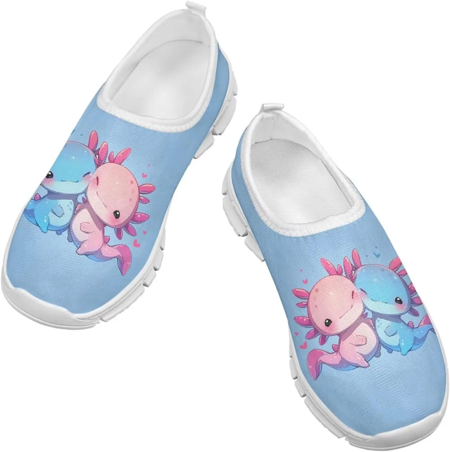 Girls Kids Slip On Sneakers Big Kids Casual Gym Tennis Shoes Soft Sole