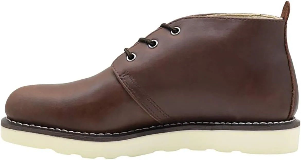 Golden Fox Men's American Heritage Work Chukka Boot with Lightweight Oil Resistant Wedge Sole for Construction