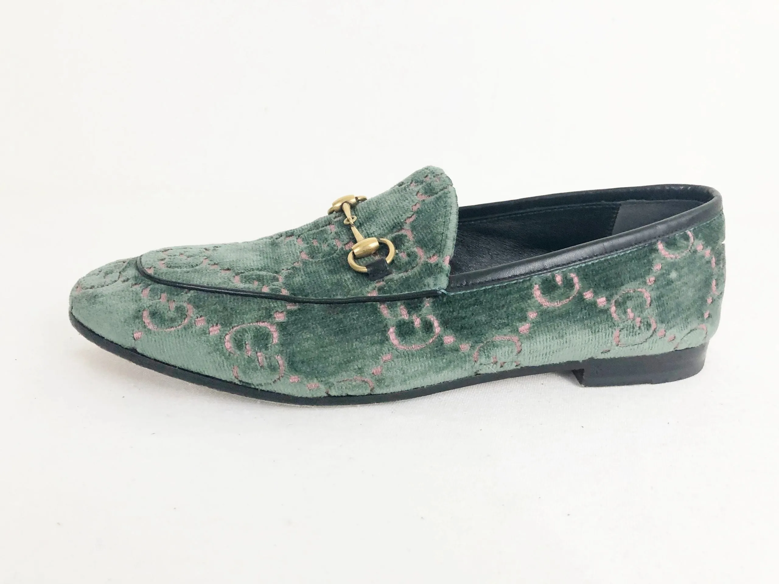 Gucci Velvet Gg Loafer Size 10.5 It (10.5 Us)