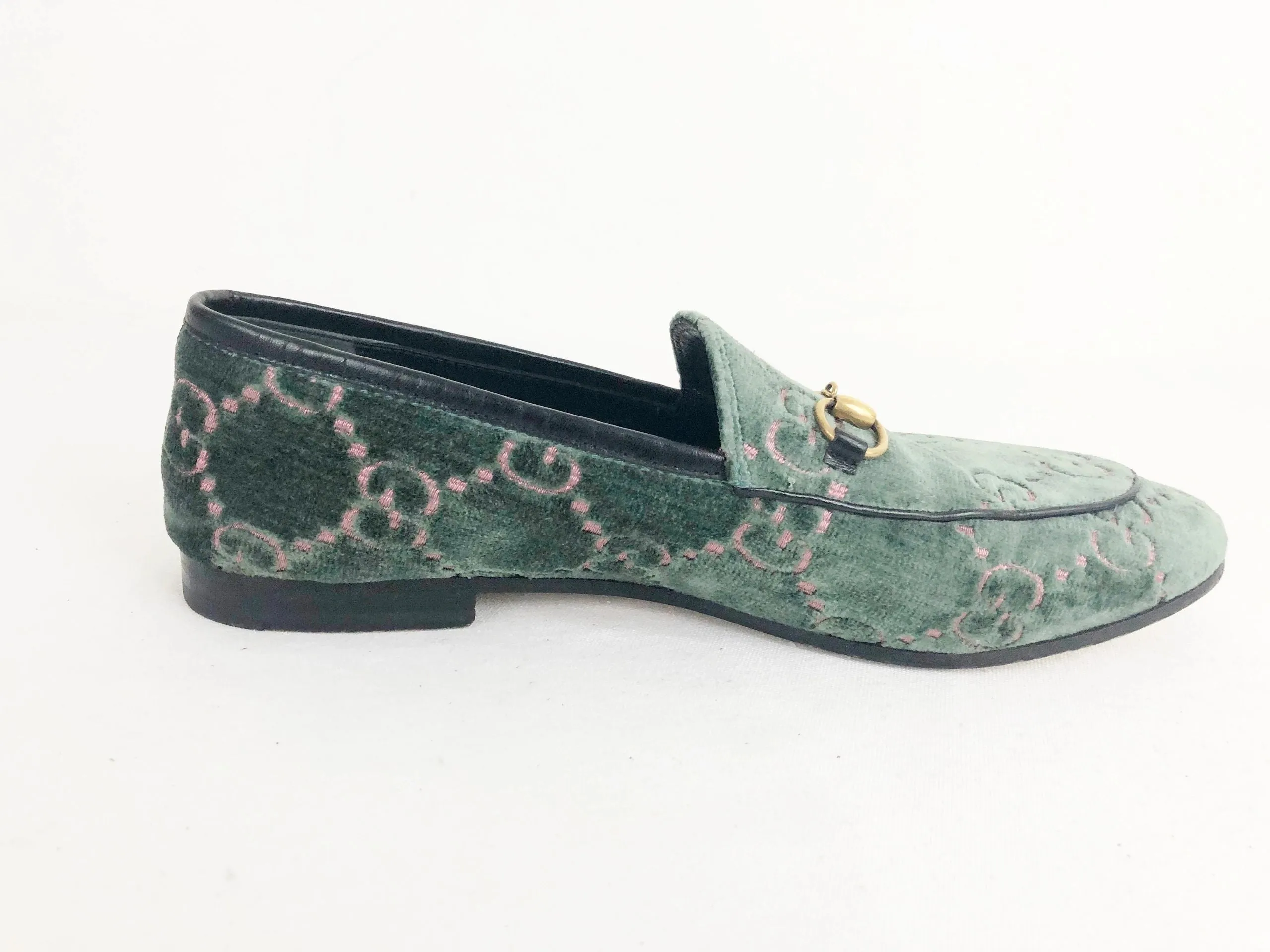 Gucci Velvet Gg Loafer Size 10.5 It (10.5 Us)