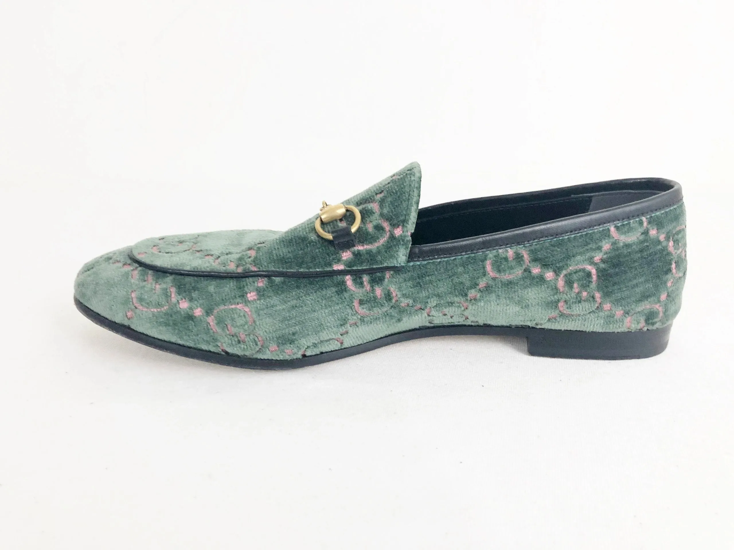Gucci Velvet Gg Loafer Size 10.5 It (10.5 Us)