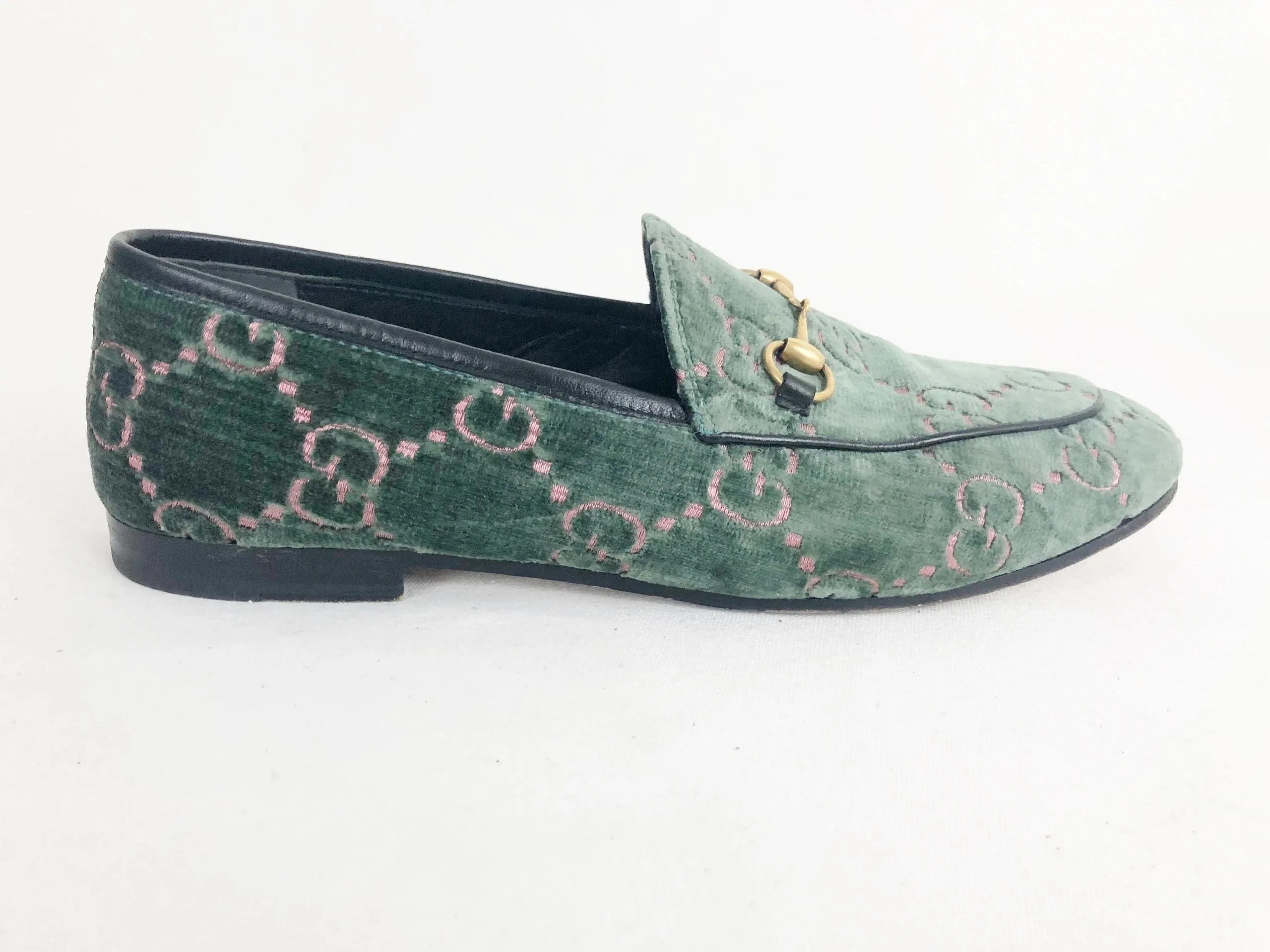 Gucci Velvet Gg Loafer Size 10.5 It (10.5 Us)