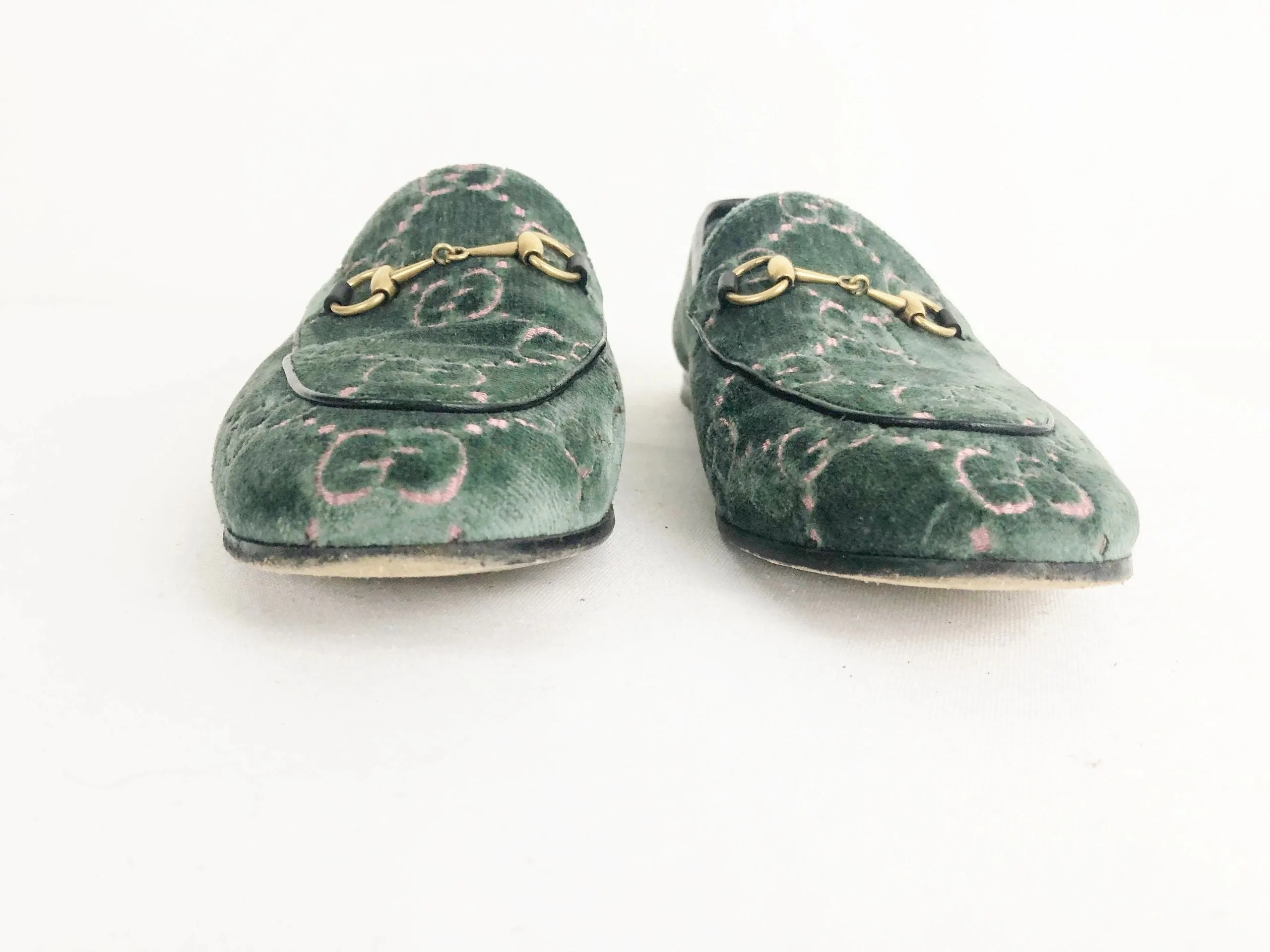 Gucci Velvet Gg Loafer Size 10.5 It (10.5 Us)