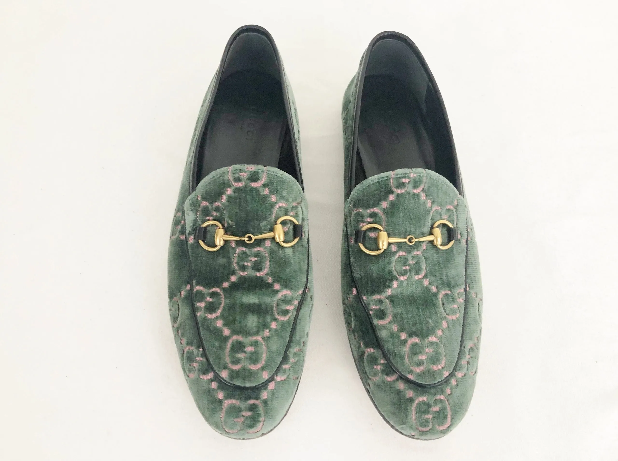 Gucci Velvet Gg Loafer Size 10.5 It (10.5 Us)