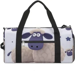 Gym Bag for Men Women Travel Duffle Bag Lightweight Weekender Duffel Bag Sheep Carry on Bag