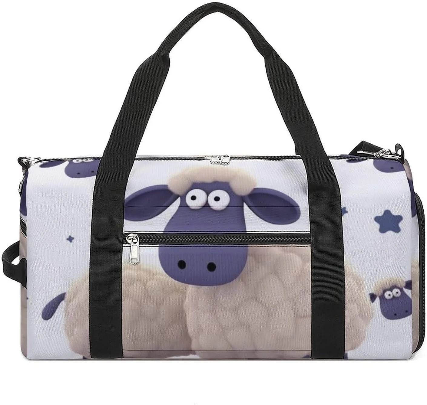 Gym Bag for Men Women Travel Duffle Bag Lightweight Weekender Duffel Bag Sheep Carry on Bag