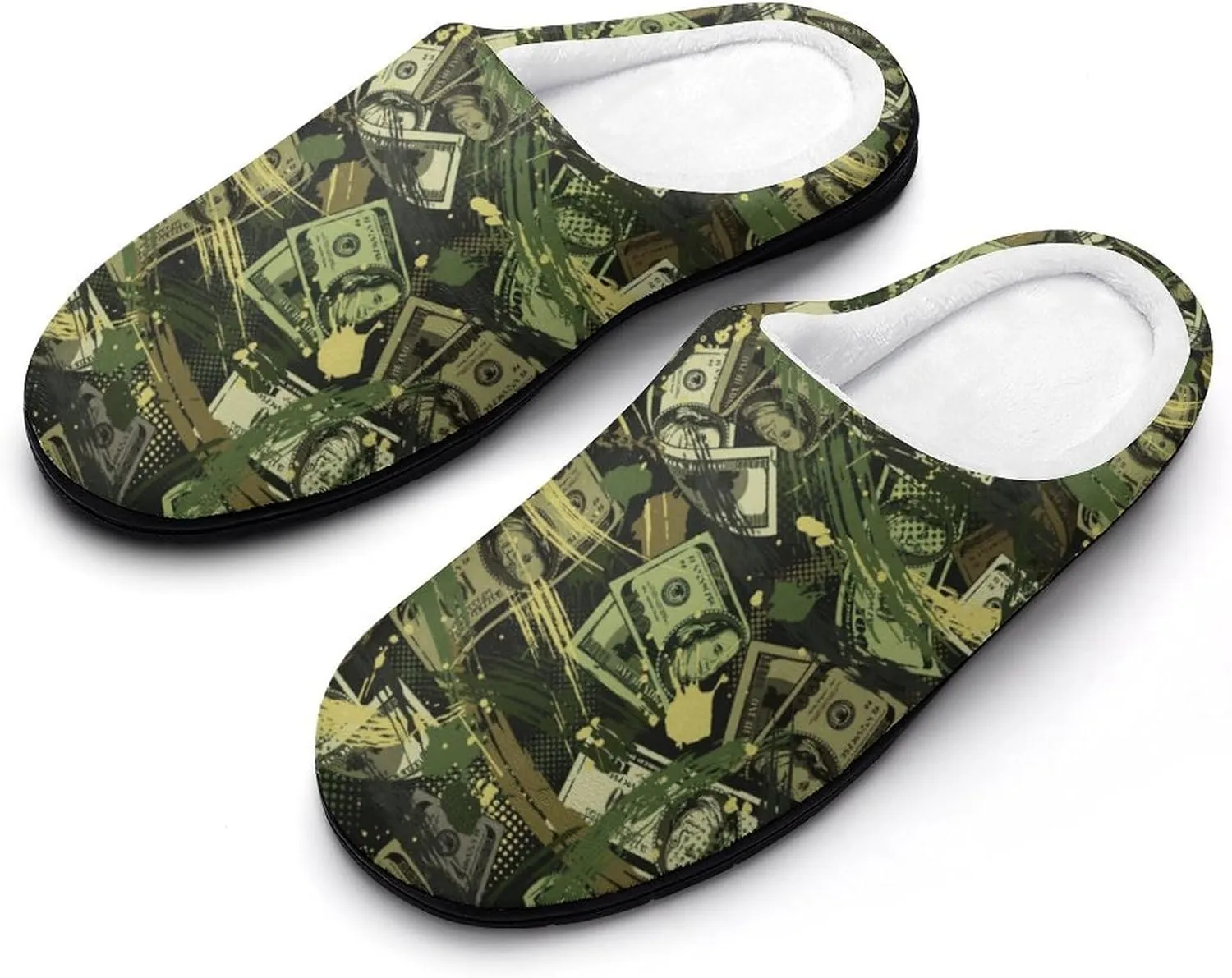 Halloween House Slippers For Woman Men Bedroom Slippers Indoor Outdoor Slip-On Shoes Non-Slip Sole Funny Fall Slippers