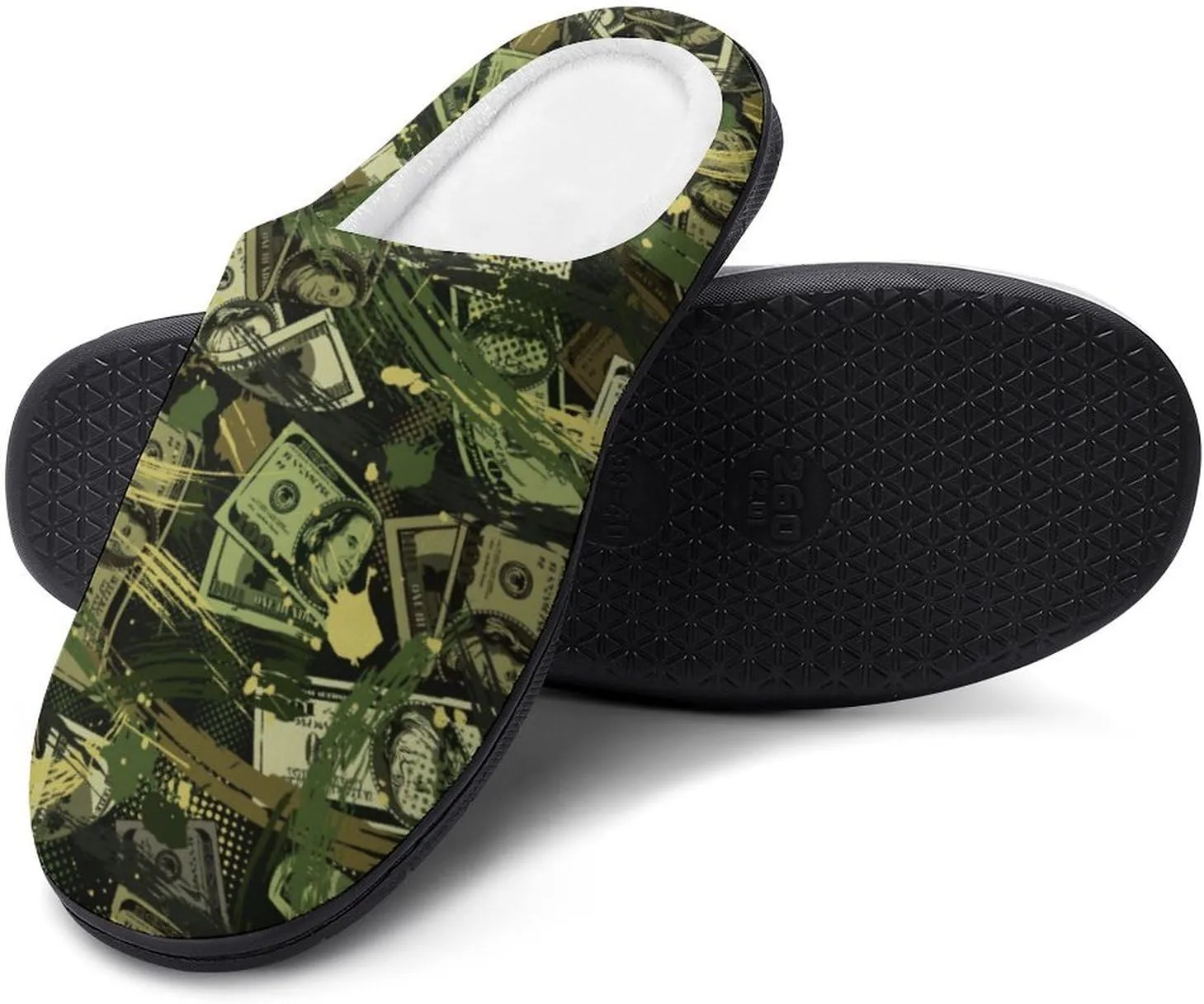 Halloween House Slippers For Woman Men Bedroom Slippers Indoor Outdoor Slip-On Shoes Non-Slip Sole Funny Fall Slippers