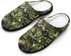 Halloween House Slippers For Woman Men Bedroom Slippers Indoor Outdoor Slip-On Shoes Non-Slip Sole Funny Fall Slippers