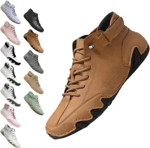 Handmade high Boots Unisex Waterproof Orthopedic Hiking Sneakers, Lightweight Breathable Trail Shoes Non-Slip Outdoor Walking Casual Trainers