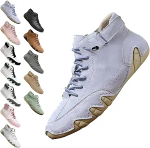 Handmade high Boots Unisex Waterproof Orthopedic Hiking Sneakers, Lightweight Breathable Trail Shoes Non-Slip Outdoor Walking Casual Trainers
