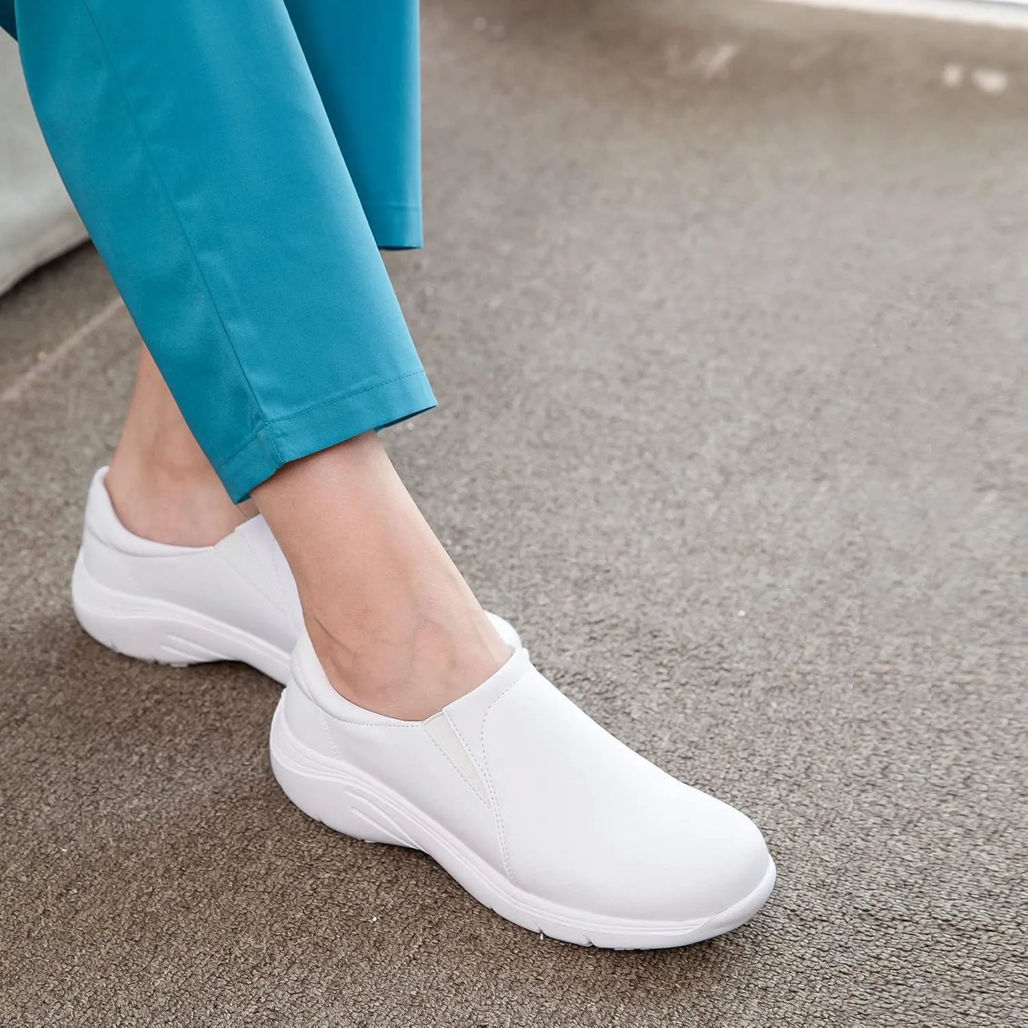 Hawkwell Women's Slip On Lightweight Slip Resistant Comfort Nursing Shoes