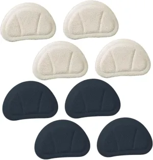 Heel Liners 4 Pack Heel Inserts for Shoes Breathable Heel Pads Anti-Slip for High-Heels Casual Shoes