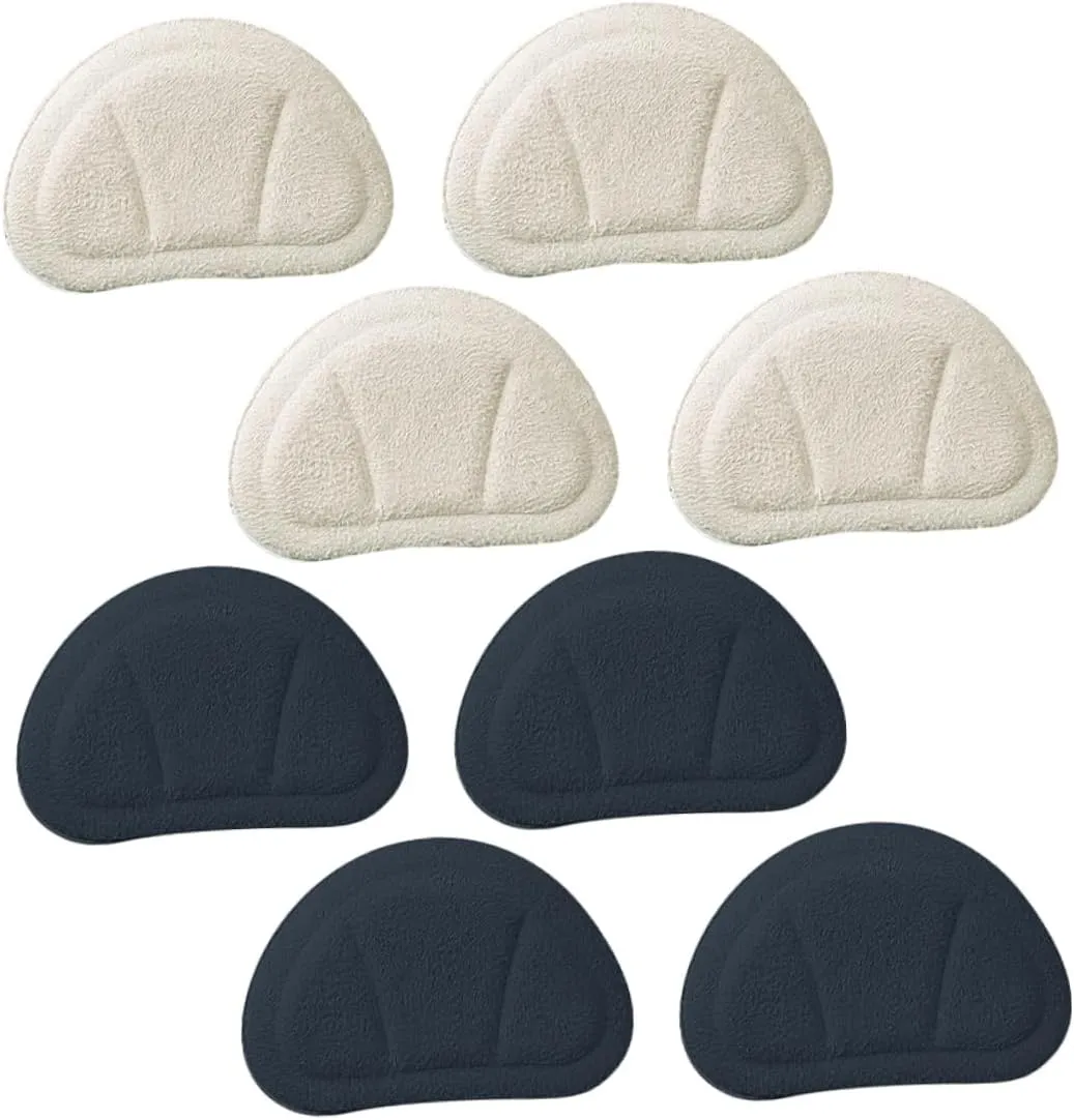 Heel Liners 4 Pack Heel Inserts for Shoes Breathable Heel Pads Anti-Slip for High-Heels Casual Shoes