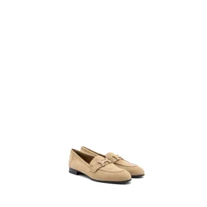 Hermes Size 37 Mocassin Femme Paris Loafer Chevre Velour