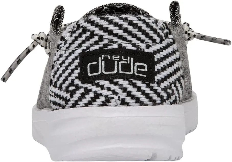 Hey Dude Girl's Wendy Youth Multiple Sizes & Colors | Girl’s Shoes | Girl’s Lace Up Loafers | Lightweight & Comfortable