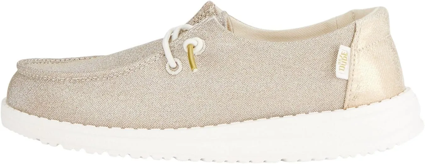 Hey Dude Unisex-Child Wendy Sparkle Kids Loafer