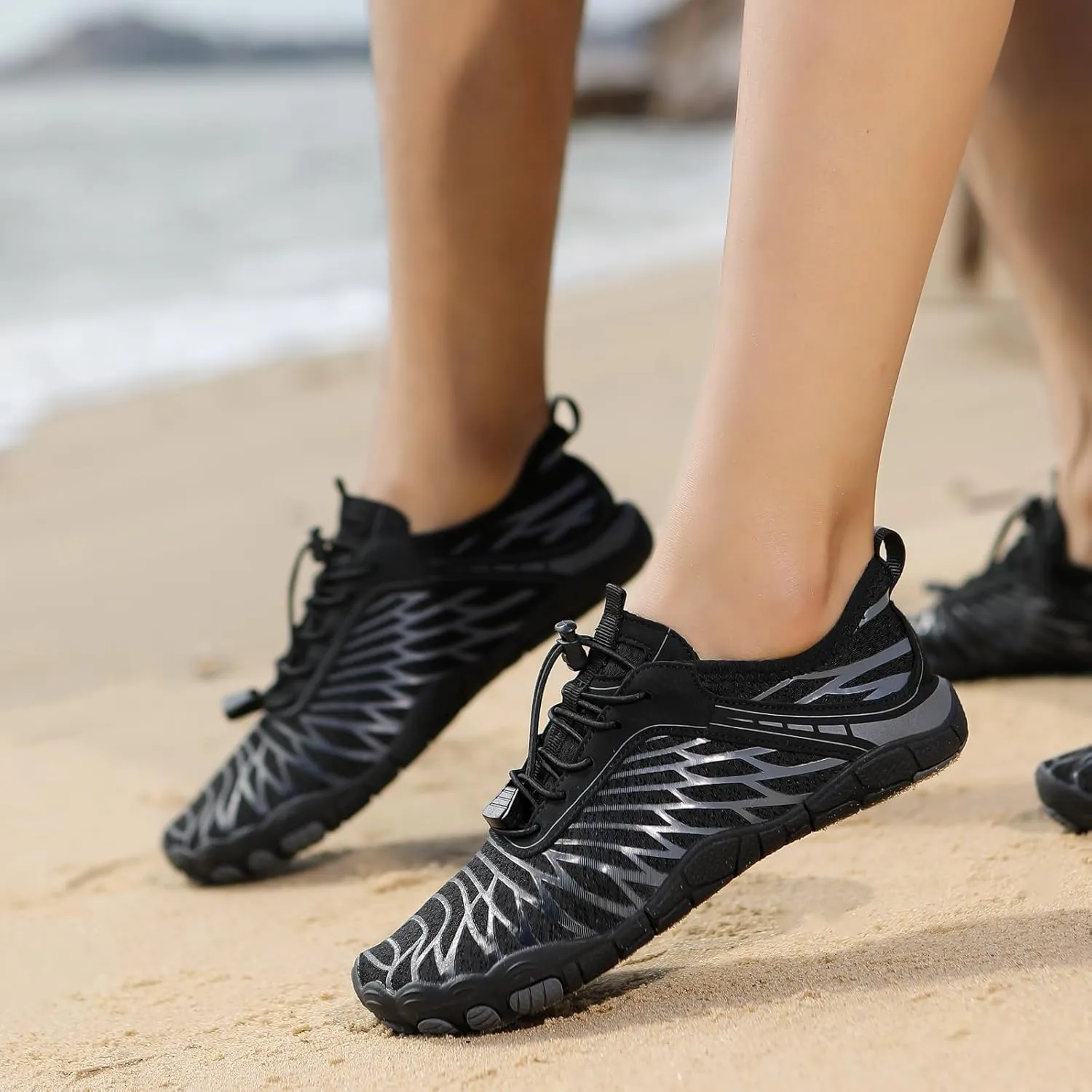 Hike Barefoot Shoes for Women Men Breathable & Non-Slip Athletic Barefoot Wide Toe Water Shoes Lightweight