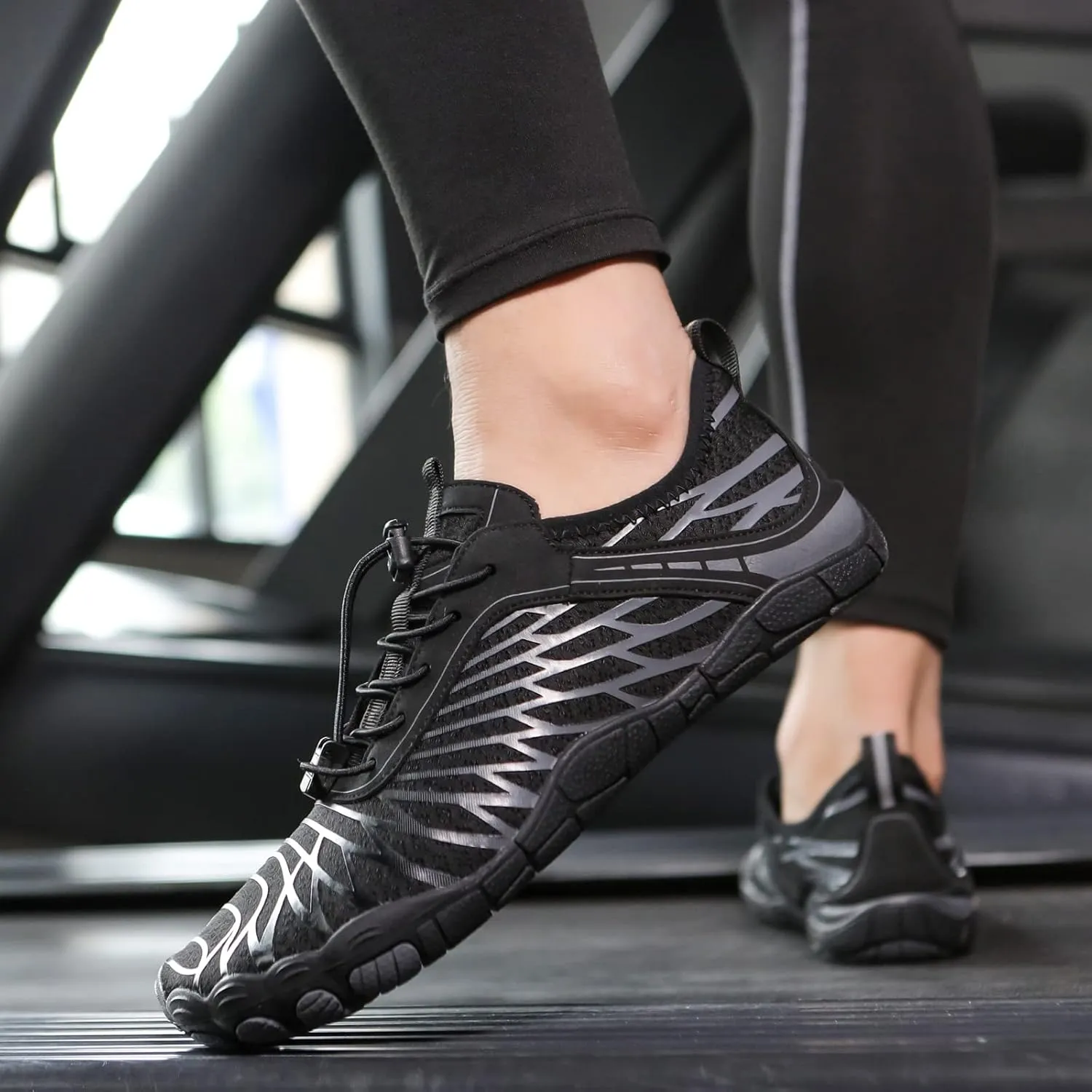 Hike Barefoot Shoes for Women Men Breathable & Non-Slip Athletic Barefoot Wide Toe Water Shoes Lightweight