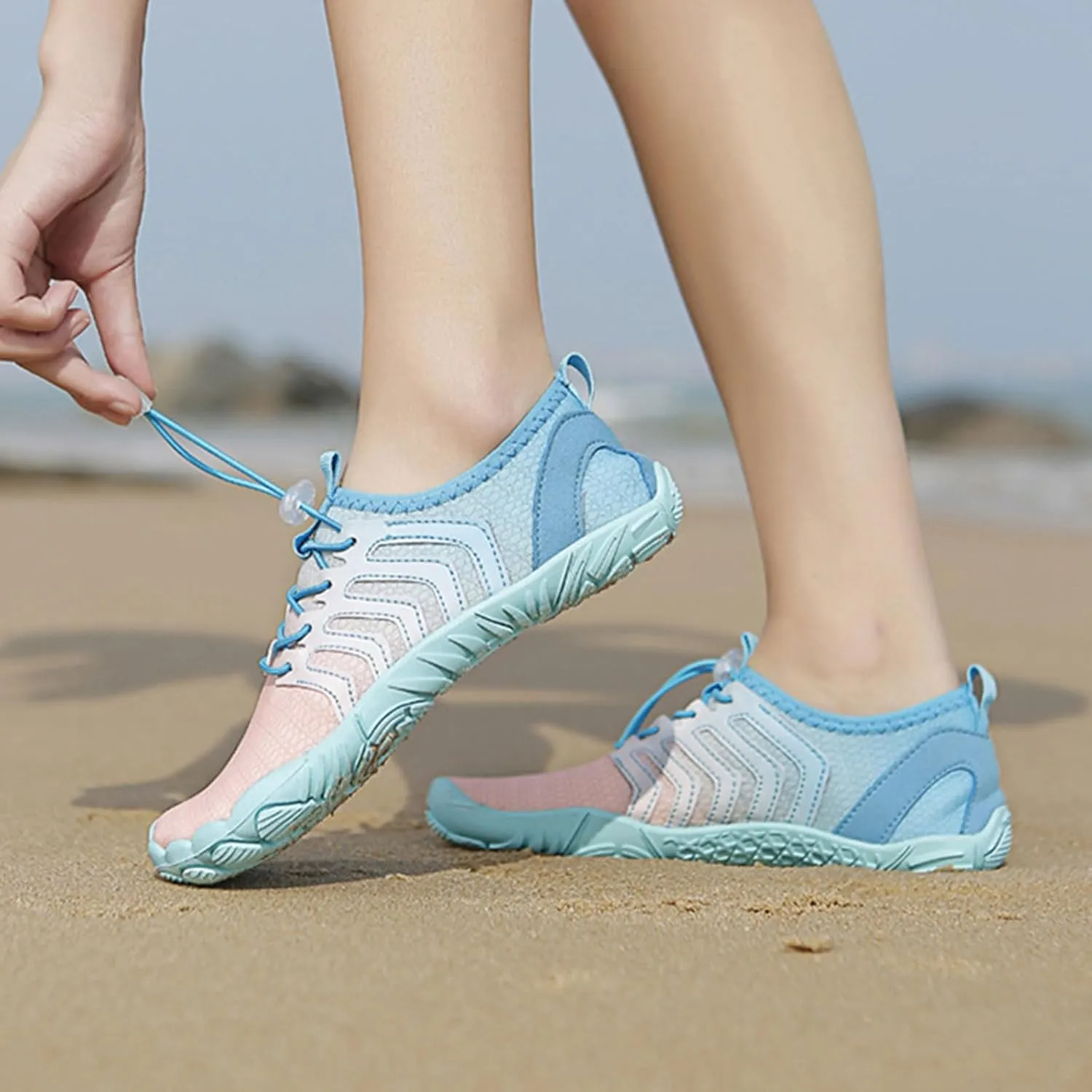 Hike Barefoot Shoes for Women Men Breathable Non-Slip Athletic Footwear Lightweight Breathable & Non-Slip Shoes Quick Dry Sneakers Grounded Comfort Wear Wide Toe Water Shoe