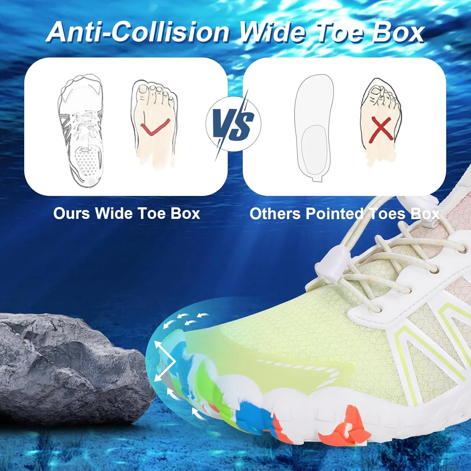 Hike Barefoot Shoes Women Men Non-Slip Healthy Breathable Fashion Trail Running Womens Mens Wide Toe Zero Drop Water Shoe
