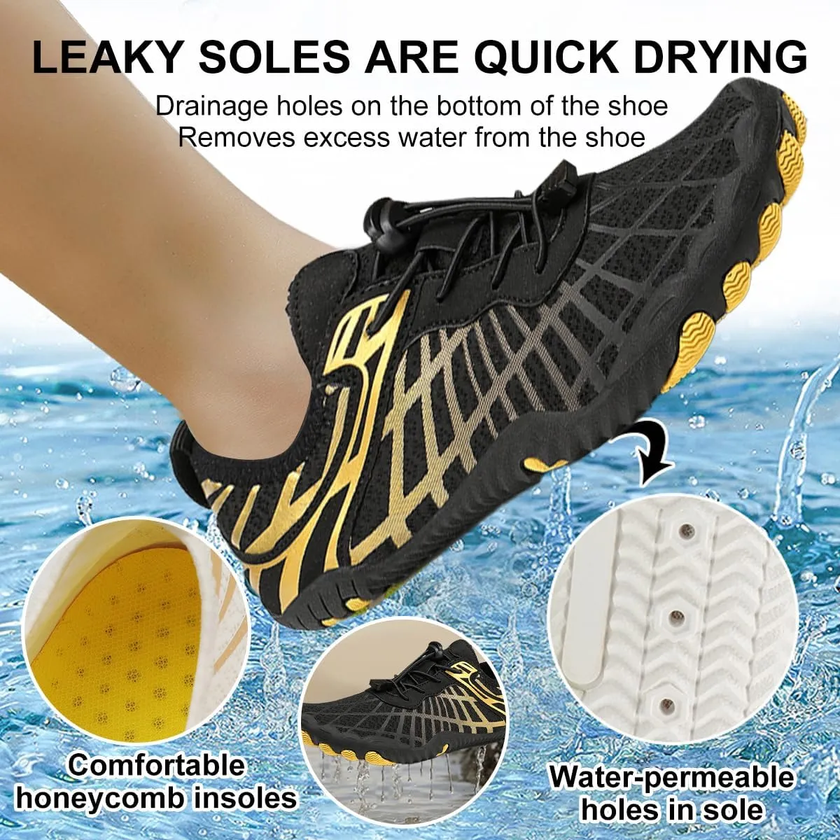 Hiking Footwear Barefoot Shoes Womens,Pro-Healthy&Non-Slip Water Shoe for Women Men, Wide Toe Running Shoes Boots Sneakers Unisex