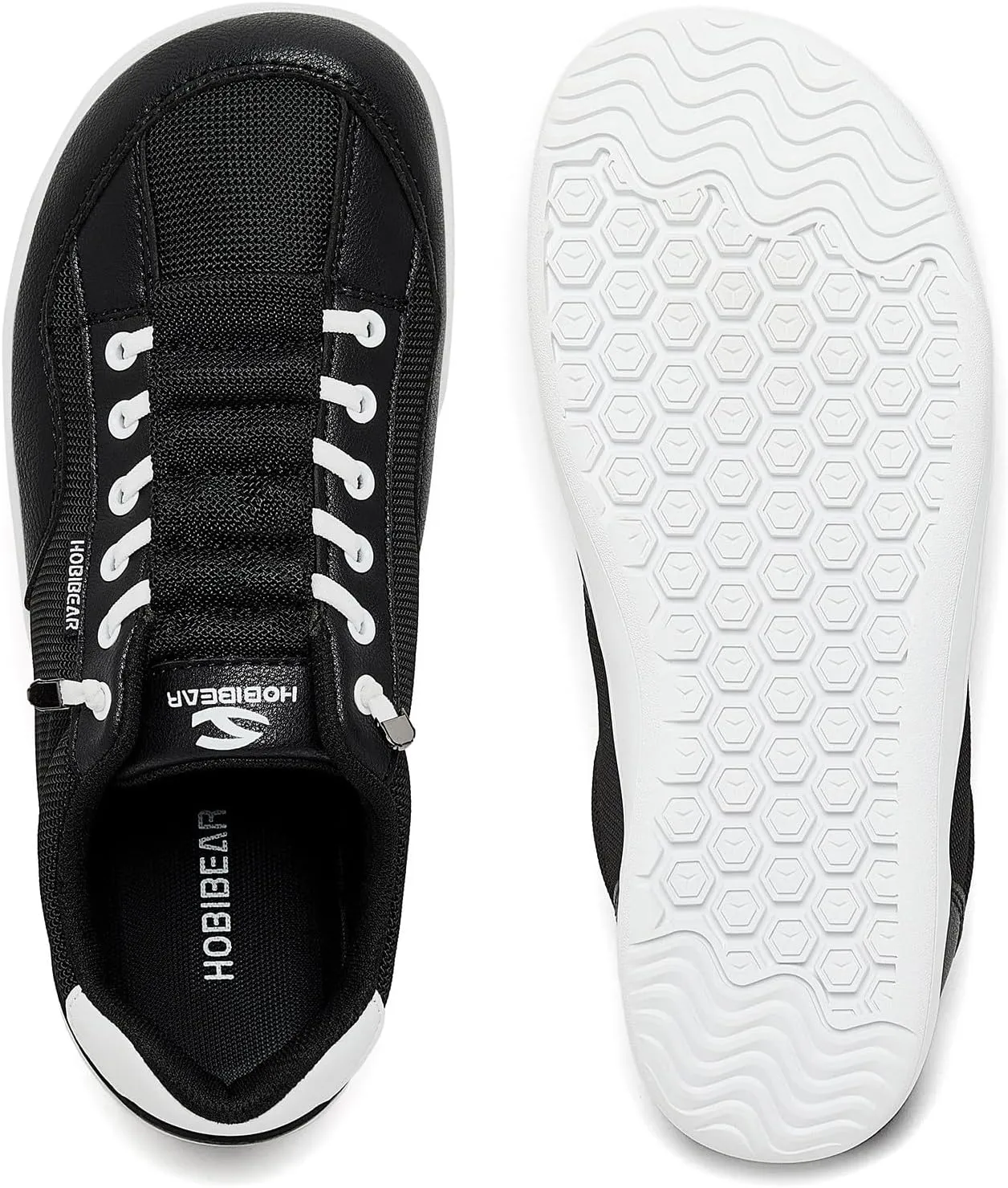 HOBIBEAR Barefoot Shoes for Women Men Wide Toe Box Zero Drop Lightweight Gym Walking Shoes