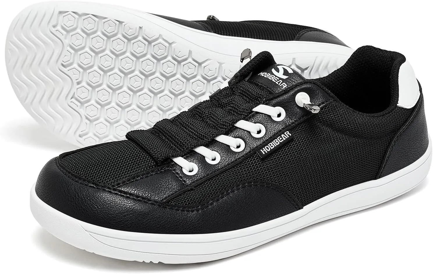 HOBIBEAR Barefoot Shoes for Women Men Wide Toe Box Zero Drop Lightweight Gym Walking Shoes
