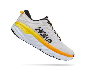 Hoka One One Men's Bondi 7 - Nimbus Cloud/ Radiant Yellow