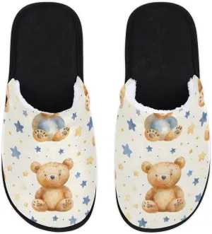 House Slippers for Women Men Soft Cozy Non Slip Lightweight Winter House Shoes for Indoor Outdoor