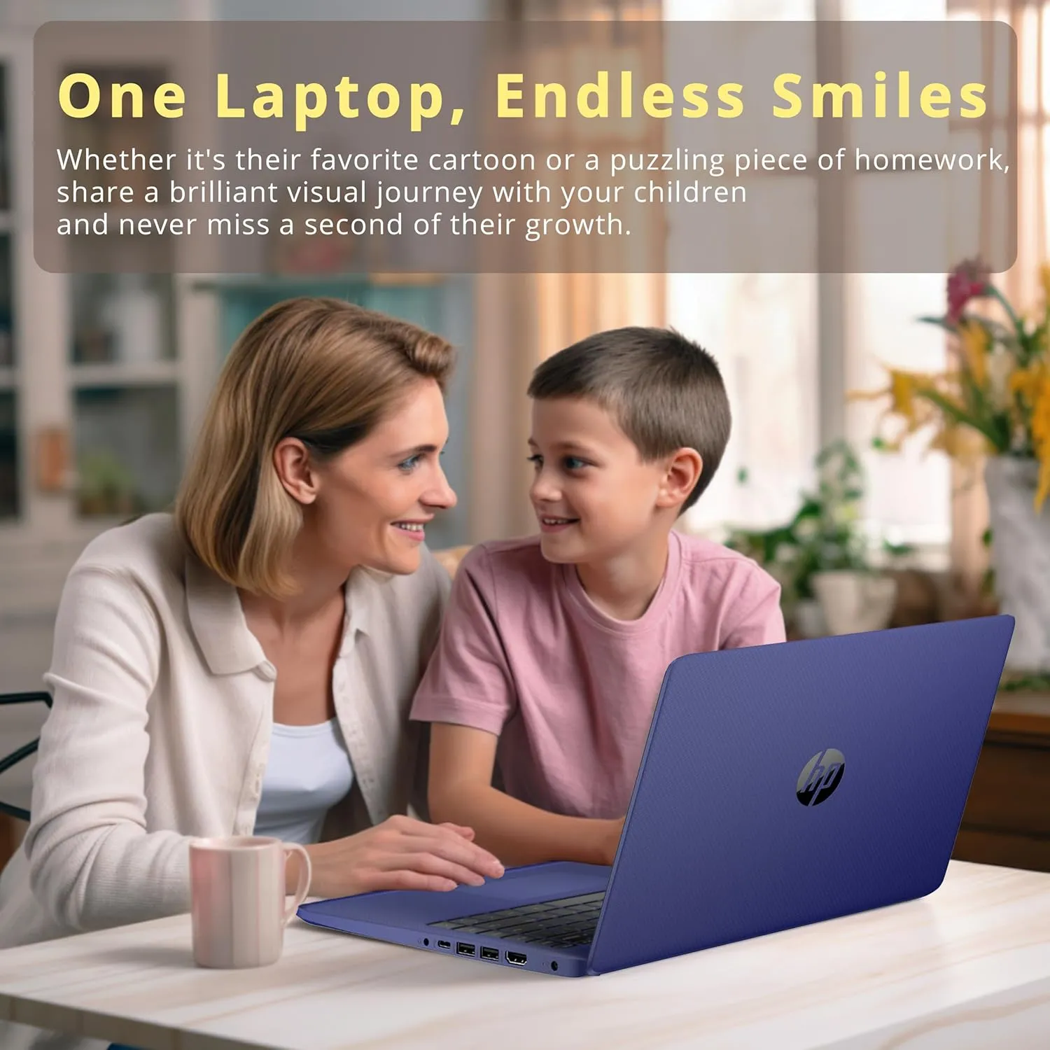 HP Stream 14" HD Lightweight Laptop, Intel Celeron N4120, 8GB RAM, 224GB Storage(64GB eMMC   160GB Docking Station), Intel UHD Graphics, HD Webcam, 1 Year Office 365, WiFi, Bluetooth, Win 11s, Blue