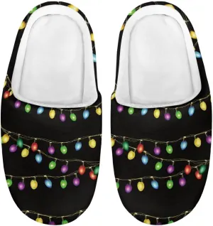 INSTANTARTS Girls Slippers Slip-on Lightweight Soft House Slipper Non-slip Breathable Fuzzy Fluffy Bedroom Flats