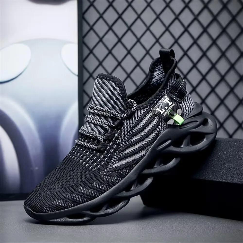 Jakcuz Mens Plus Size Mesh Platform Slip on Walking Shoes Non-Slip Breathable Gym Sport Casual Fashion Sneakers