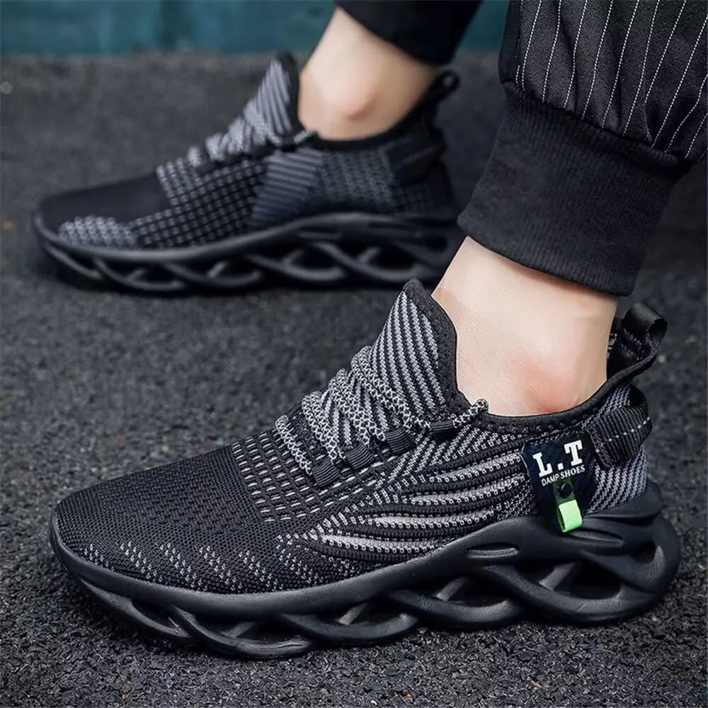 Jakcuz Mens Plus Size Mesh Platform Slip on Walking Shoes Non-Slip Breathable Gym Sport Casual Fashion Sneakers